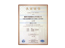 ISO9000中文版证书